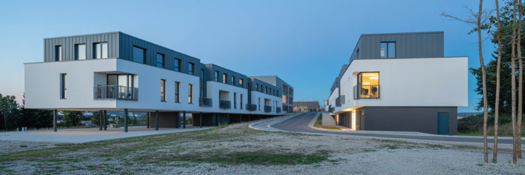 Résidences étudiantes du quartier des Hauts-du-Chazal près de la faculté de médecine de Besançon